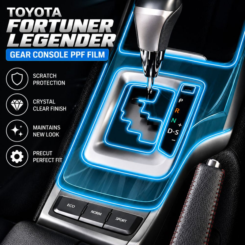 Toyota Fortuner Legender Interior Precut PPF Film KIT -SP_FORTUNER_LEGENDER_PPF_KIT