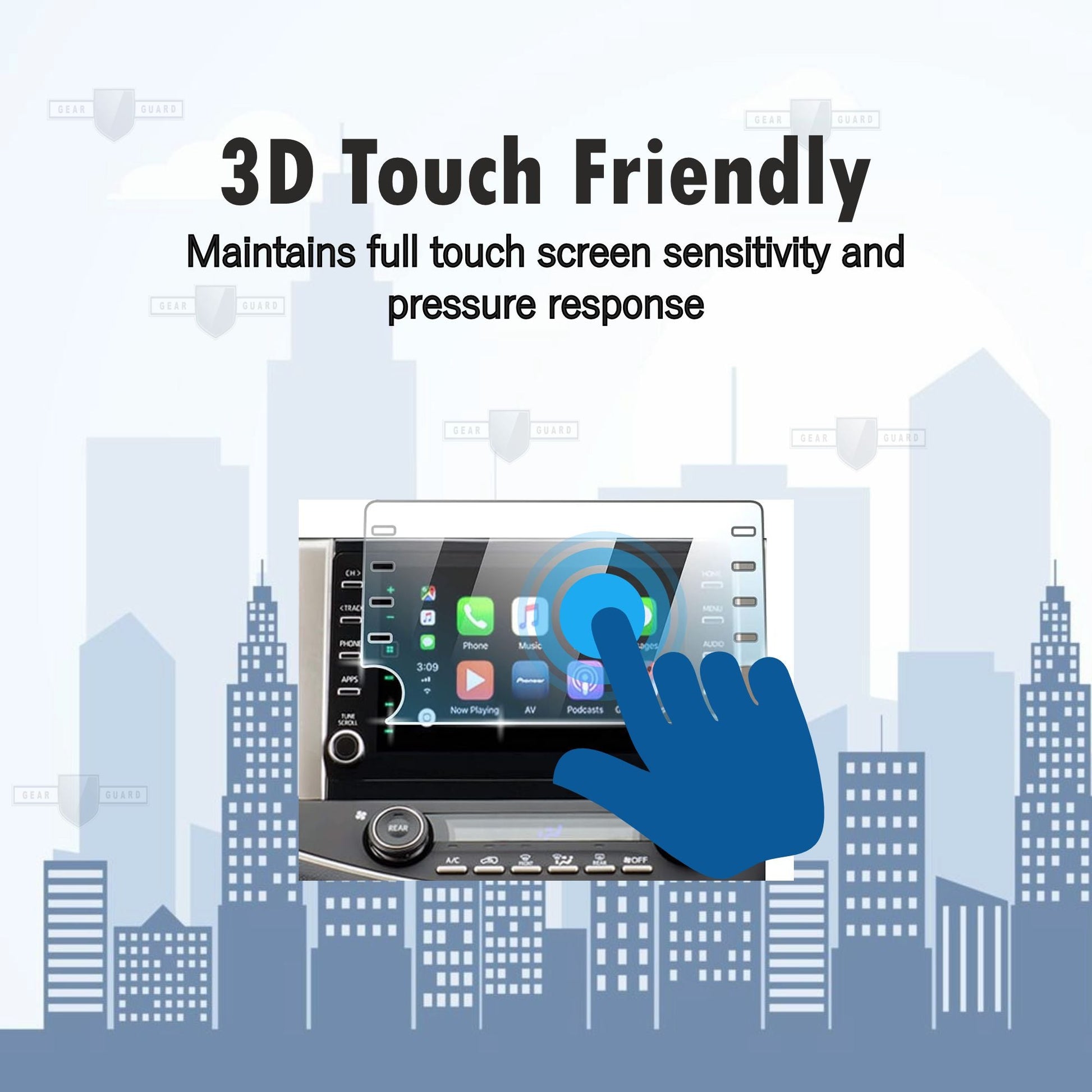 Toyota Fortuner Touch Screen Protector [2021 - 2025] - M8C_FORT_F