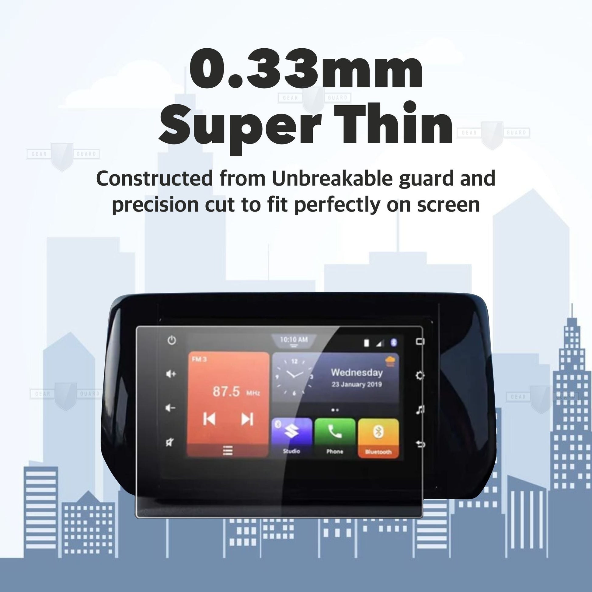 Toyota Glanza Touch Screen Guard [2019 - 2022] - S7C_GLANZA