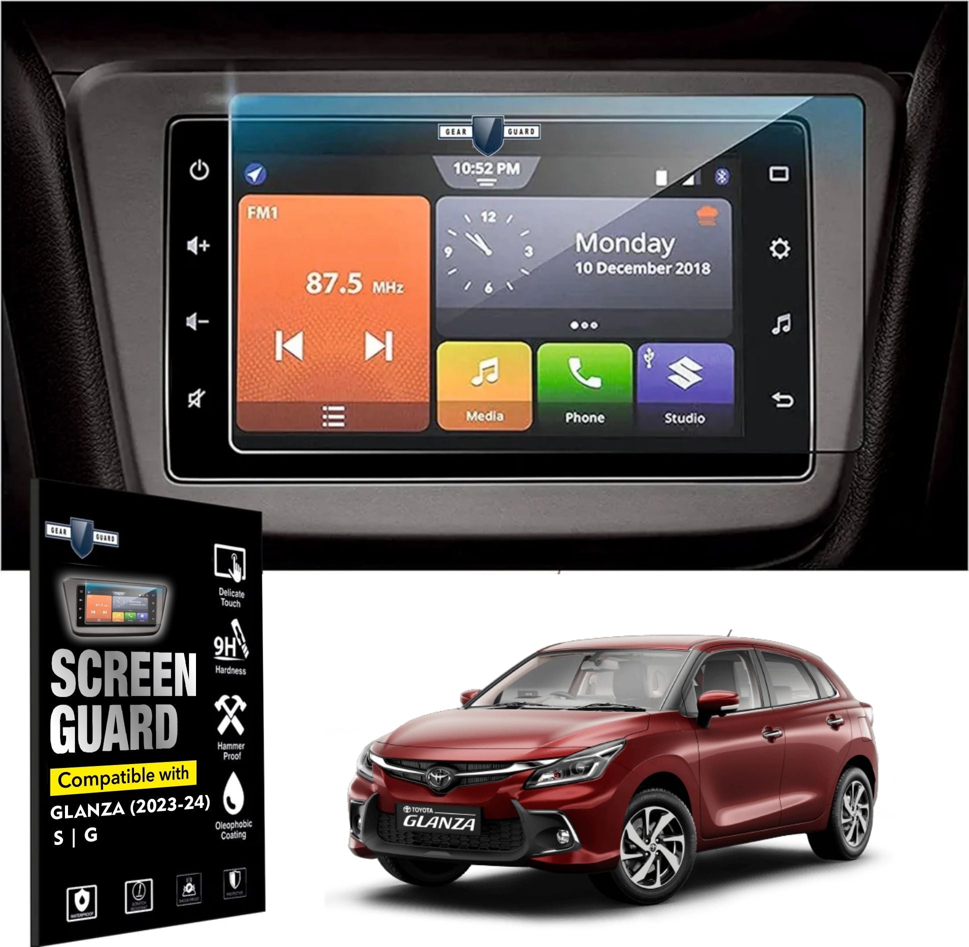 Toyota Glanza Touch Screen Guard [2023 - 2025] - S7C_GLANZA01