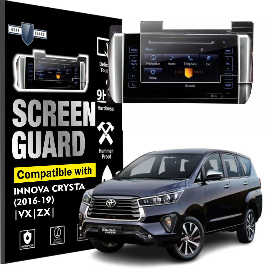 Toyota Innova Crysta Z Touch Screen Guard [2016 - 2019] - M8C_CRYSTA_Z