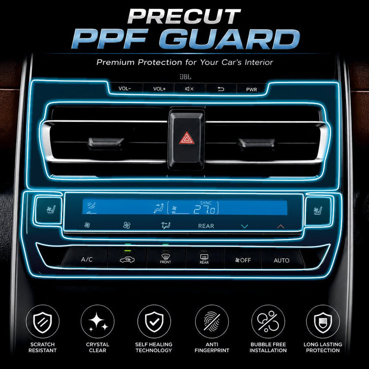Toyota Innova Hycross AC Panel Precut PPF Guard -SP_HYCROSS_AC_PPF