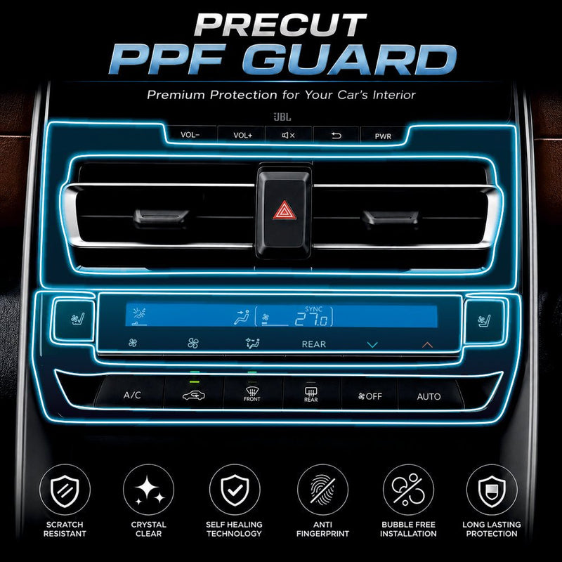Toyota Innova Hycross AC Panel Precut PPF Guard -SP_HYCROSS_AC_PPF