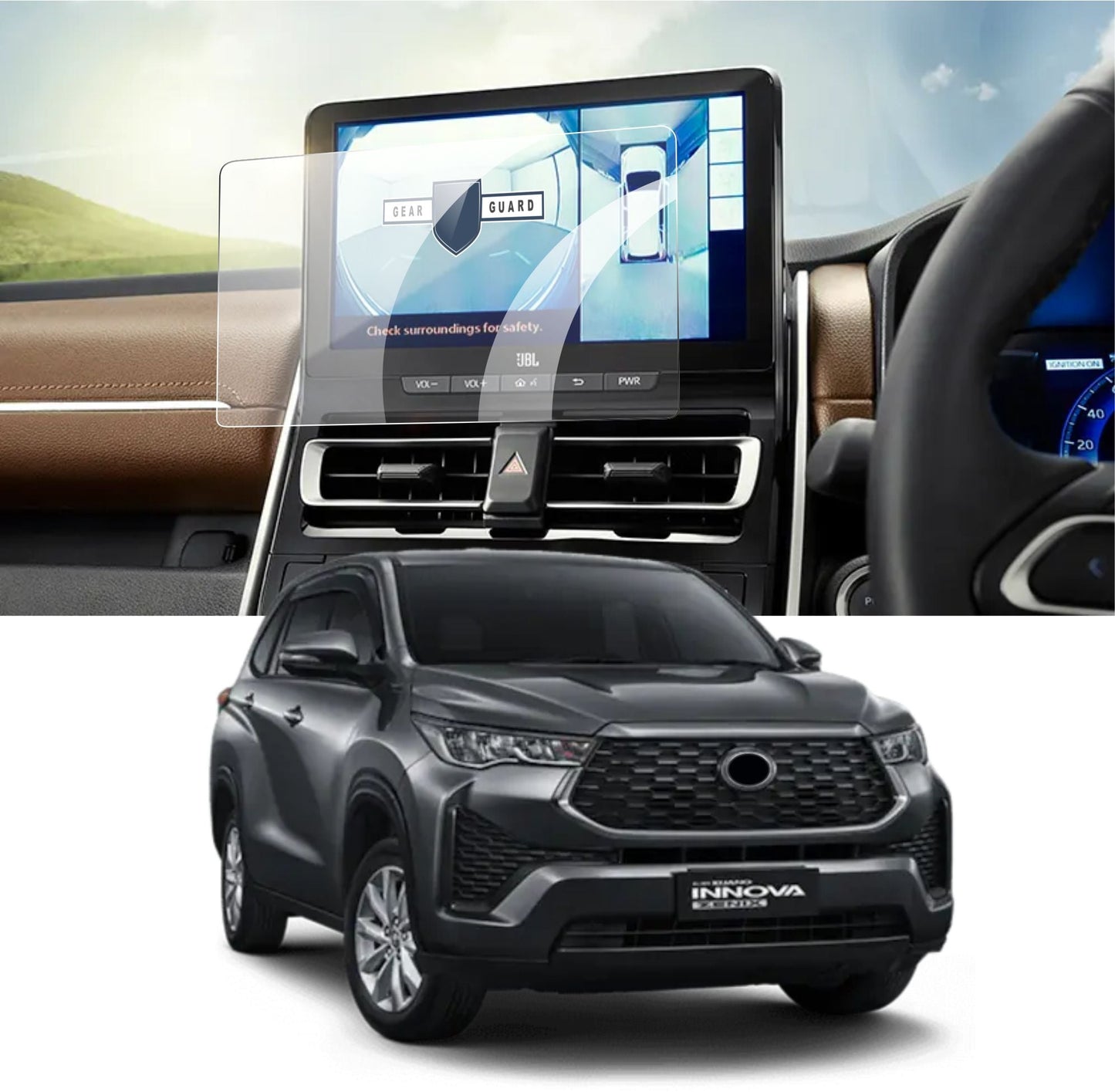 Toyota Innova Hycross Accessories Touch Screen Guard -10_INCHG