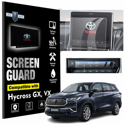 Toyota Innova Hycross Touch Screen Guard With AC Panel Guard [2023 - 2025] - M8C_HYCROSS_AC