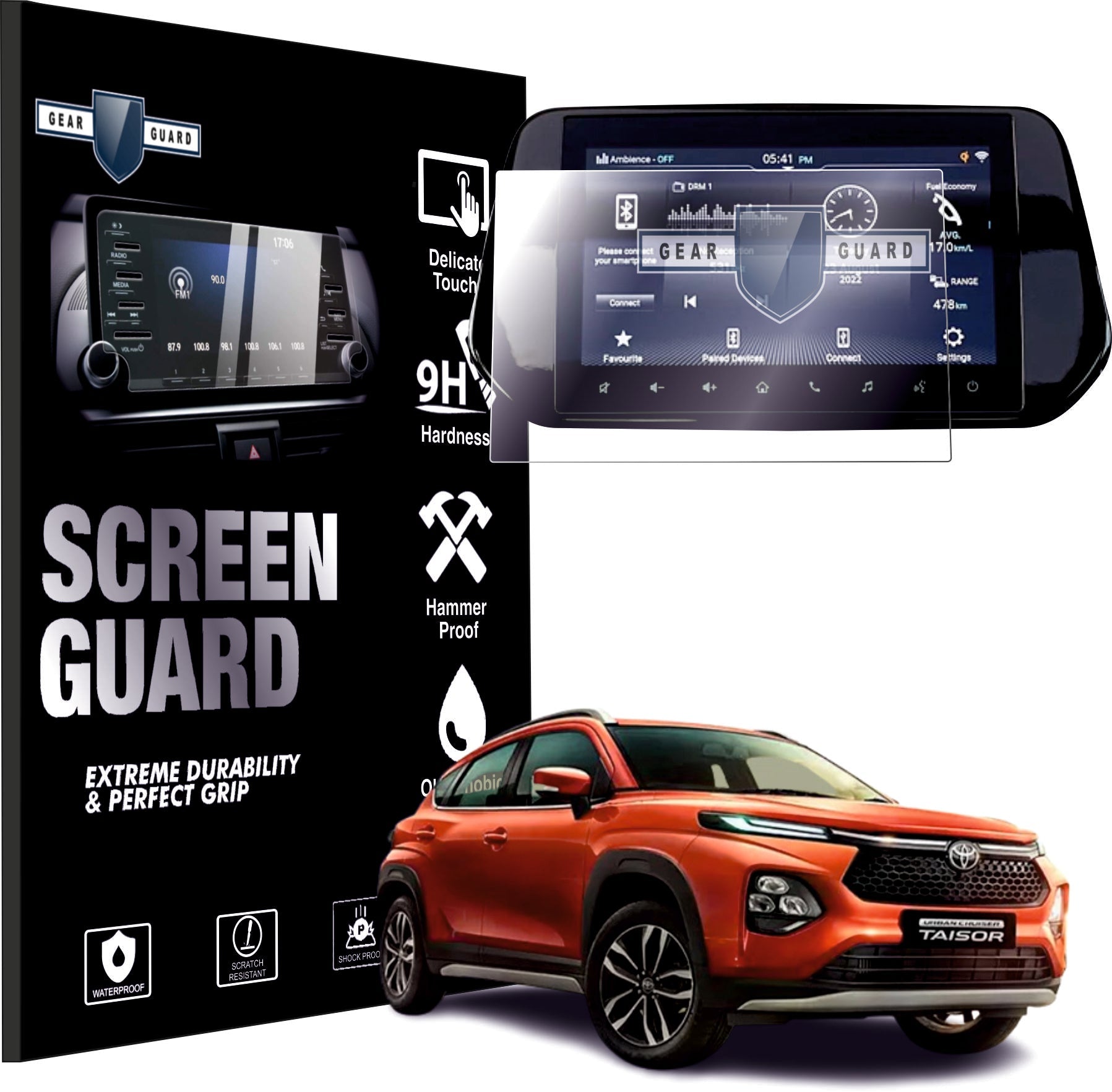 Toyota Taisor Accessories Touch Screen Guard -