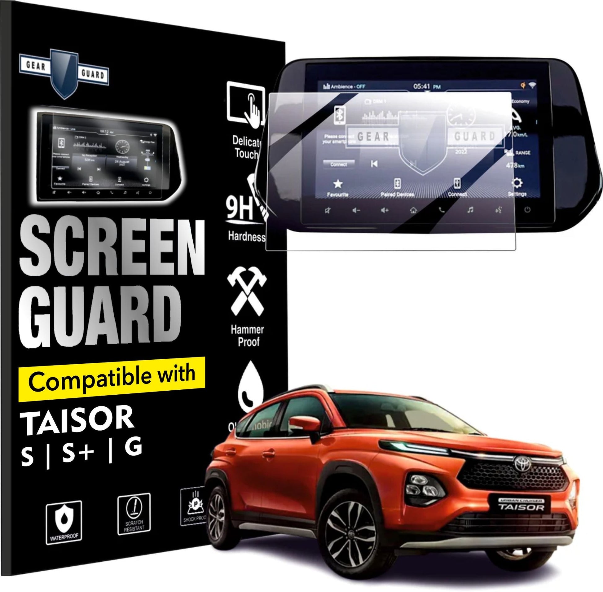 Toyota Taisor Touch Screen Guard [2024 - 2025] - S7C_TAISOR