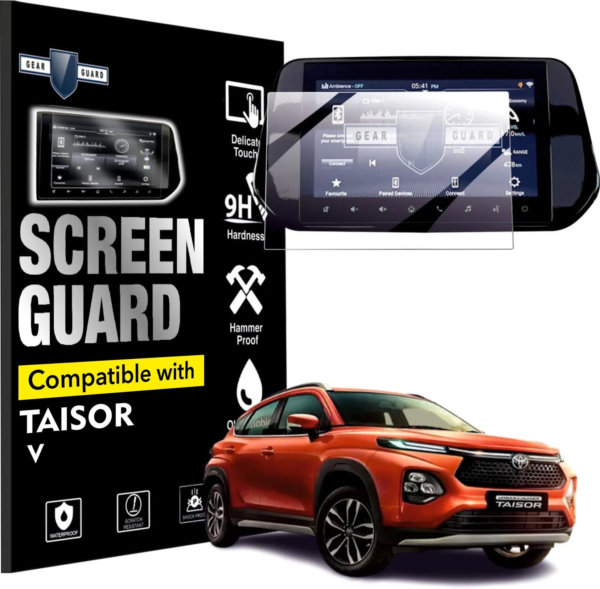 Toyota Taisor Touch Screen Guard [2024] - M9M_TAISOR