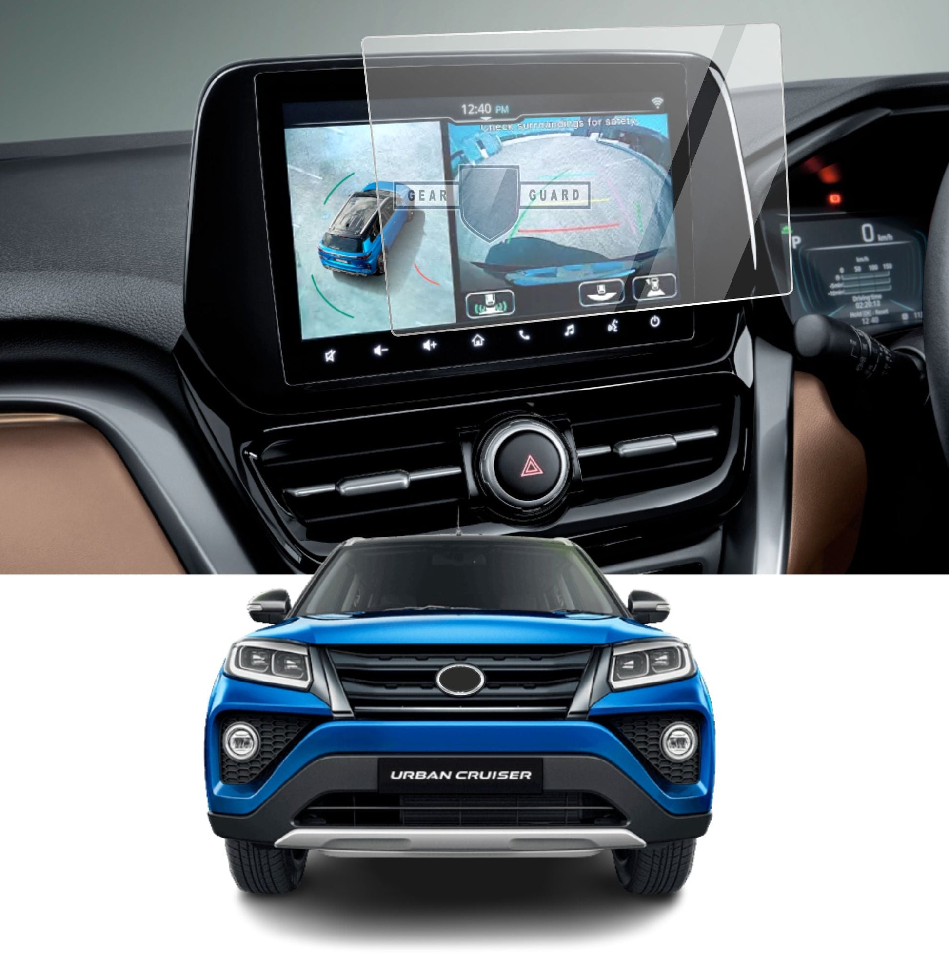 Toyota Urban Cruiser Hyryder Touch Screen Guard [2022 - 2025] - M9C_HYRYDER