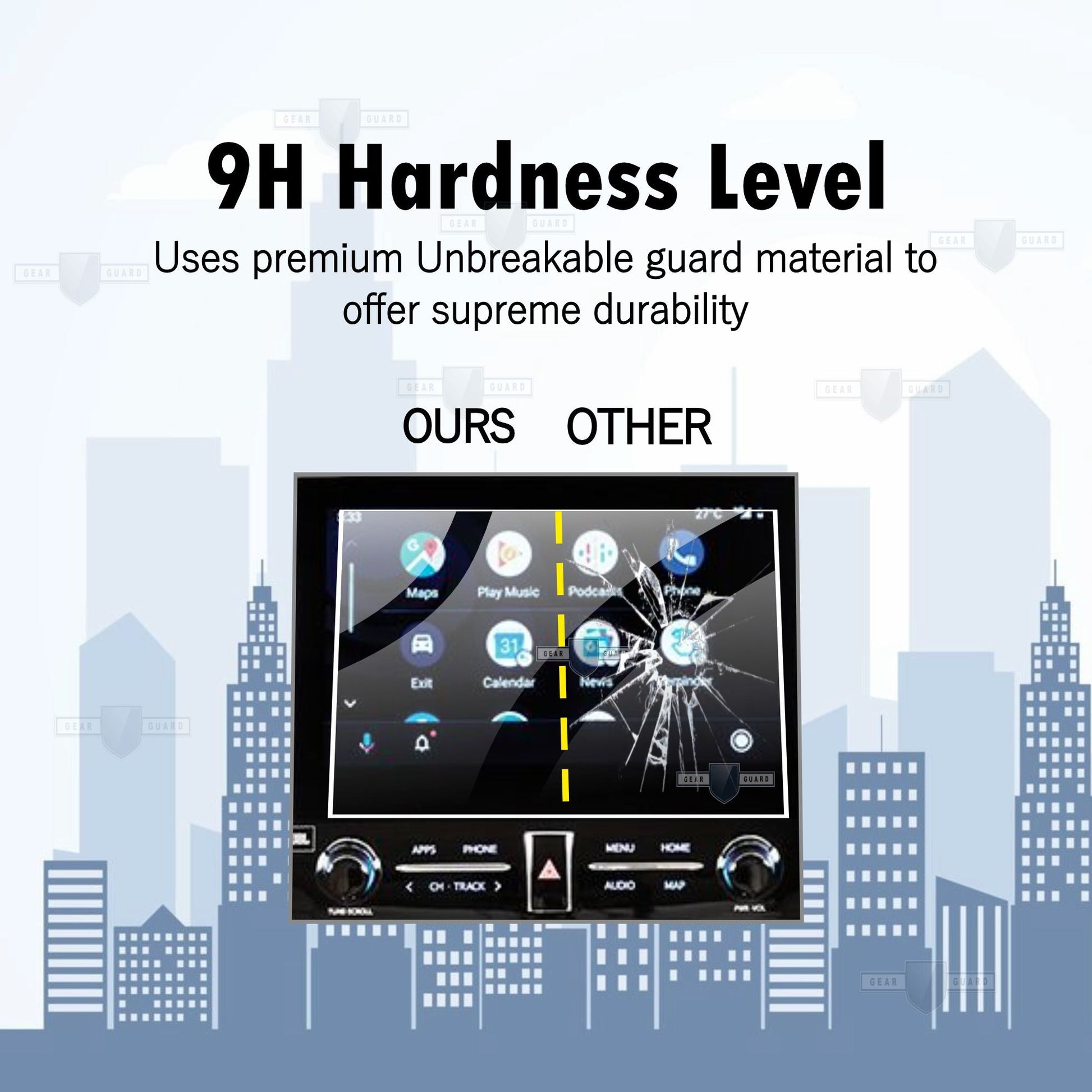 Toyota Vellfire Infotainment System Touch Screen Guard - M14C_VELLFIRE-1