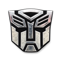 Transformer 3D Metal Sticker