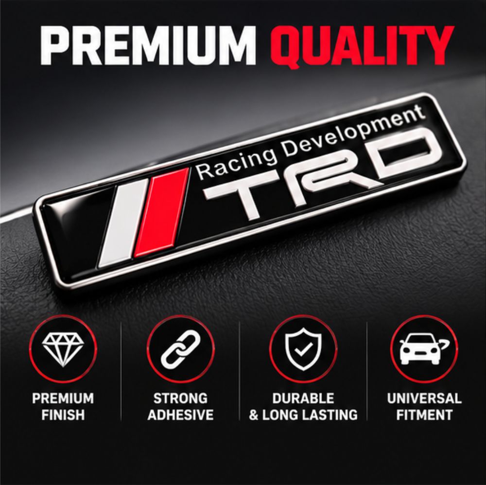TRD Racing Development 3d Sticker -TRD_RD_STICKER_BLK