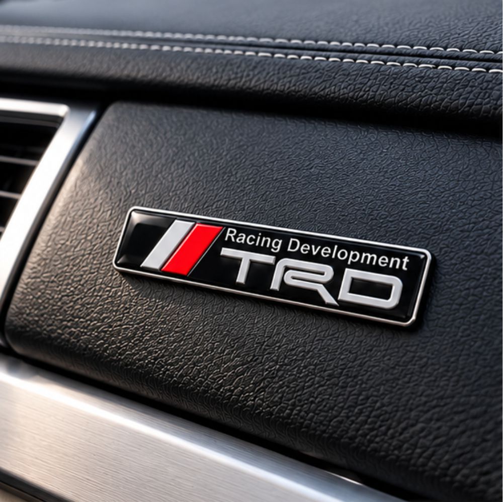 TRD Racing Development 3d Sticker -TRD_RD_STICKER_BLK