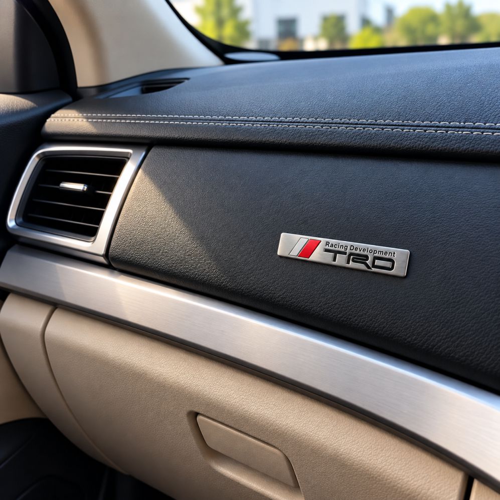 TRD Racing Development 3d Sticker -TRD_RD_STICKER_BLK