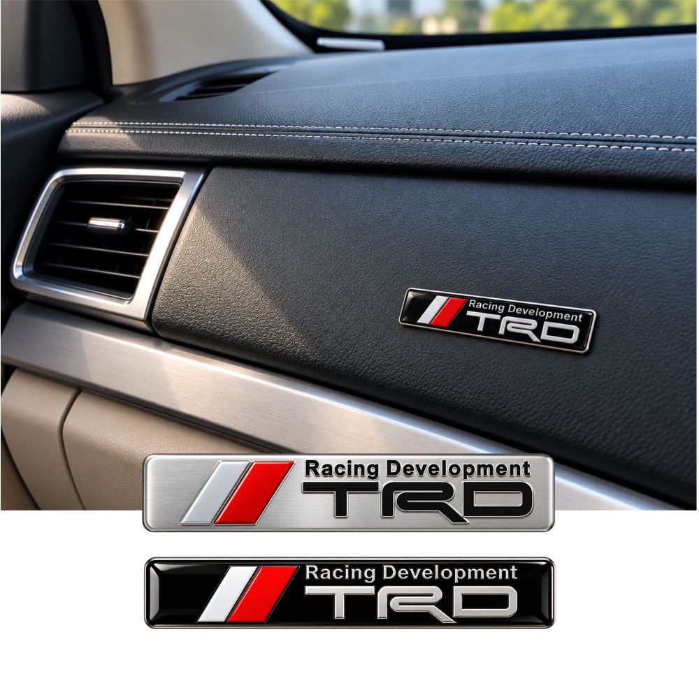 TRD Racing Development 3d Sticker -TRD_RD_STICKER_BLK
