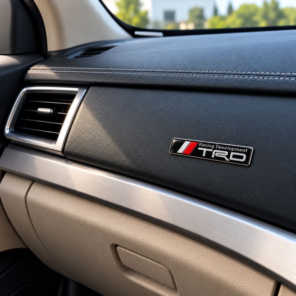 TRD Racing Development 3d Sticker -TRD_RD_STICKER_BLK