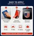 United States Flag Shield 3D Metal Sticker - STICKER_US_SHIELD