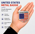 United States Flag Shield 3D Metal Sticker - STICKER_US_SHIELD