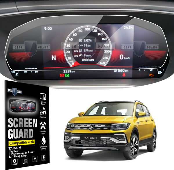 Volkswagen Taigun Digital Speedometer (MID) Screen Guard [2023 - 2025] - M8C_TAIGUN_MID