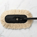 Wax - Treated Cotton Strands Car Duster - LONG_DUSTER_WHITE
