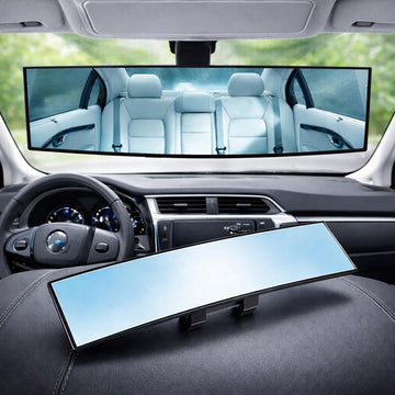 Wide - Angle Rearview Mirror – Anti - Glare & Blind Spot Reduction - REAR_MIRROR_12INCH