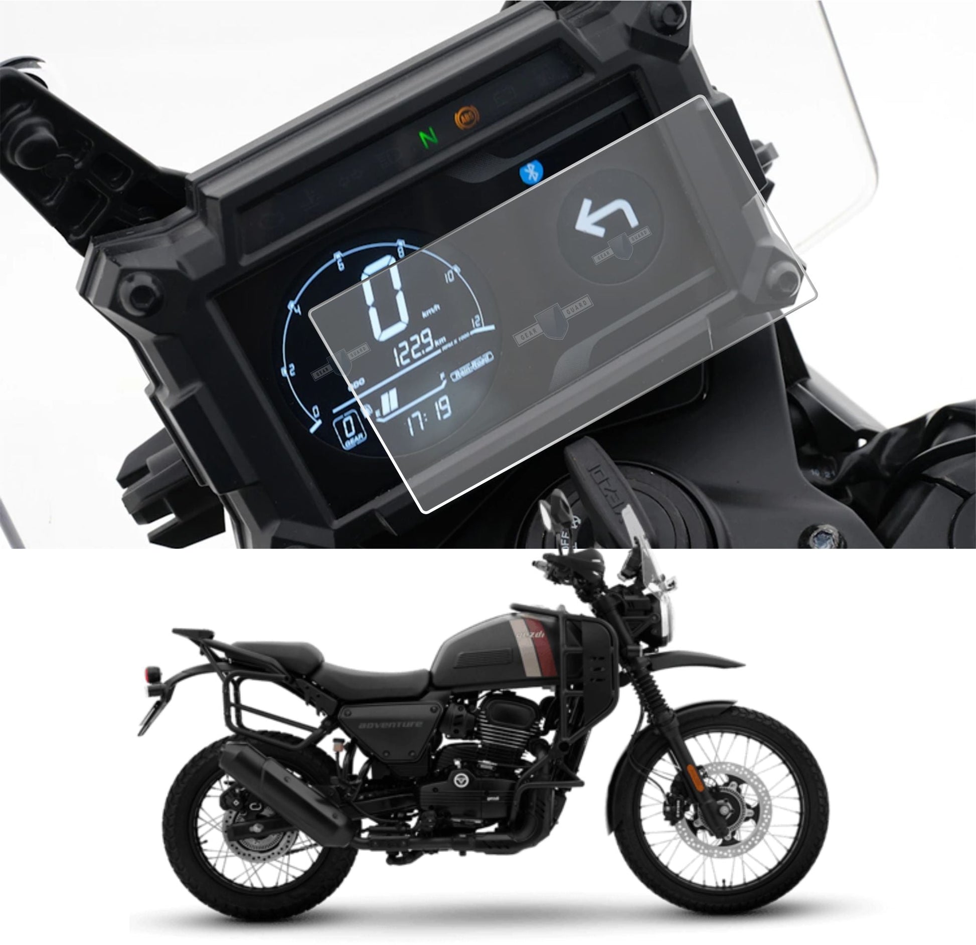Yezdi Adventure 250 Bike Accessories Touch Screen Guard - YAZDI_ADVENTURE-2